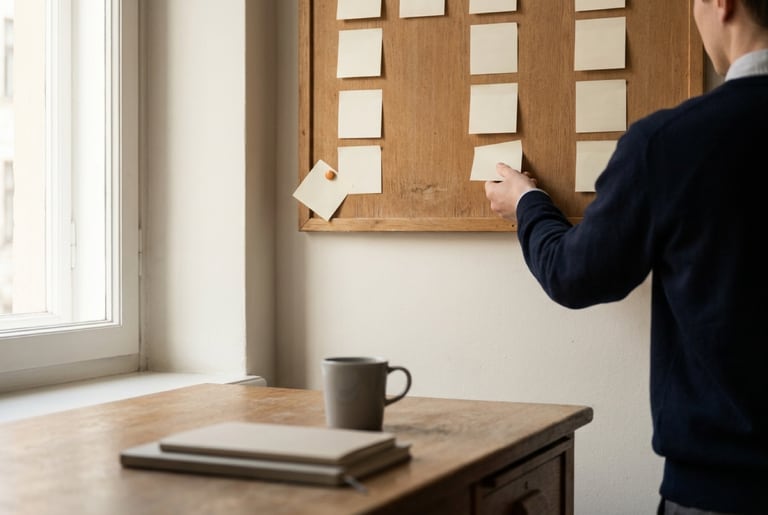 Waarom onze projecten op een kanbanbord draaien, niet op een plan